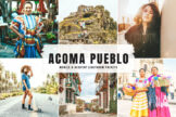 Last preview image of Acoma Pueblo Mobile & Desktop Lightroom Presets