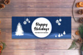 Product image of Facebook Cover Happy Holidays V2