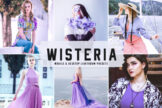 Product image of Wisteria Mobile & Desktop Lightroom Presets