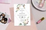 Product image of Botanical Greenery Wedding Invitation