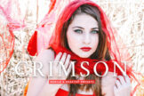 Product image of Crimson Mobile & Desktop Lightroom Presets
