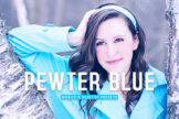 Product image of Pewter Blue Mobile & Desktop Lightroom Presets