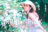 Product image of Ruddy Pink Mobile & Desktop Lightroom Presets