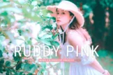 Product image of Ruddy Pink Mobile & Desktop Lightroom Presets