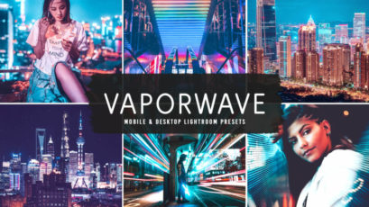 Vaporwave Mobile & Desktop Lightroom Presets