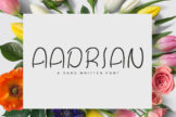 Product image of Aadrian Handwritten Font