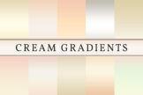 Product image of Cream Gradients
