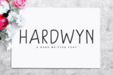 Product image of Hardwyn Handwritten Font
