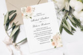 Product image of White Rose Floral Botanical Wedding Invitation
