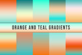 Product image of Orange And Teal Gradients