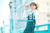Product image of Apatite Blue Mobile & Desktop Lightroom Presets