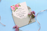 Product image of Blooming Flower Watercolor Wedding Invitation