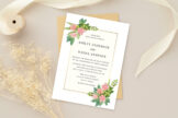 Product image of Greenery Pink Floral Eucalyptus Wedding