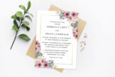 Product image of Pink Floral Eucalyptus Wedding Invitation