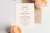 Product image of Wreath Eucalyptus Greenery Wedding Invitation