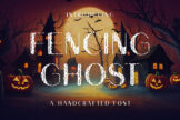 Product image of Fencing Ghost Handcrafted Font