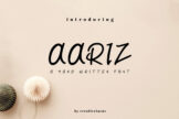 Product image of Aariz Handwritten Font