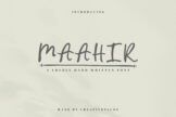 Product image of Maahir Handwritten Font