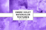 Product image of Ombre Violet Watercolor Textures
