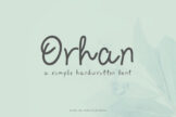 Product image of Orhan Handwritten Font