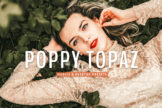 Product image of Poppy Topaz Mobile & Desktop Lightroom Presets