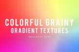 Product image of Colorful Grainy Gradient Textures V2