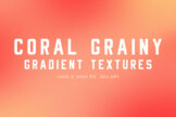 Product image of Coral Grainy Gradient Textures