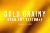 Product image of Gold Grainy Gradient Textures