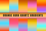 Product image of Orange Aura Quartz Gradients
