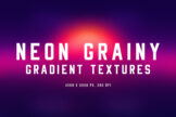 Product image of Neon Grainy Gradient Textures