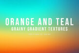 Product image of Orange And Teal Grainy Gradient Textures