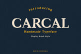 Product image of Carcal Brush Font
