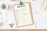 Product image of Minimalist Daily Planner SVG