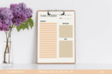 Product image of Modern Daily Planner SVG