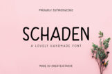 Product image of Schaden Handmade Font