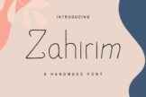 Product image of Zahirim Handmade Font