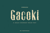 Product image of Gacoki Brush Font