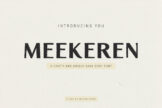 Product image of Meekeren Sans Serif Font