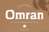 Product image of Omran Brush Font