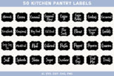 Product image of 50 Kitchen Pantry Labels