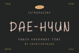 Product image of Dae-hyun Fancy Font