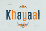 Product image of Khayaal Display Font