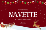 Product image of Navette Christmas Font