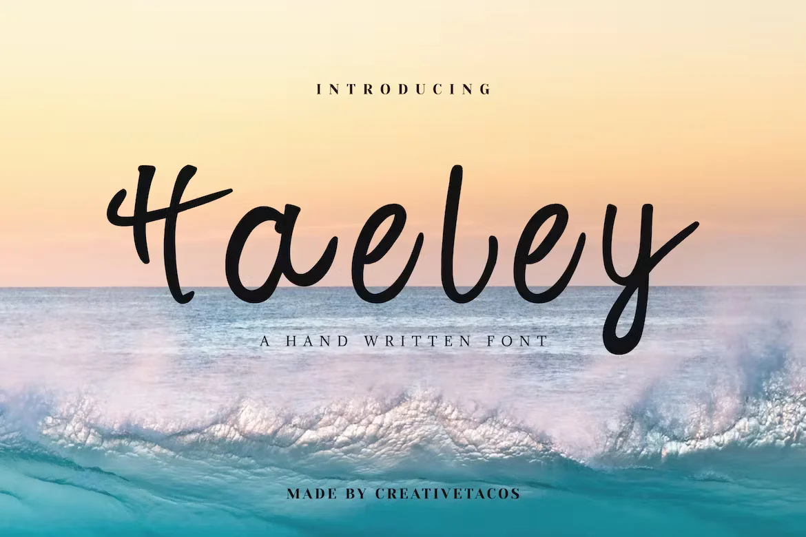 Haeley Handwritten Font