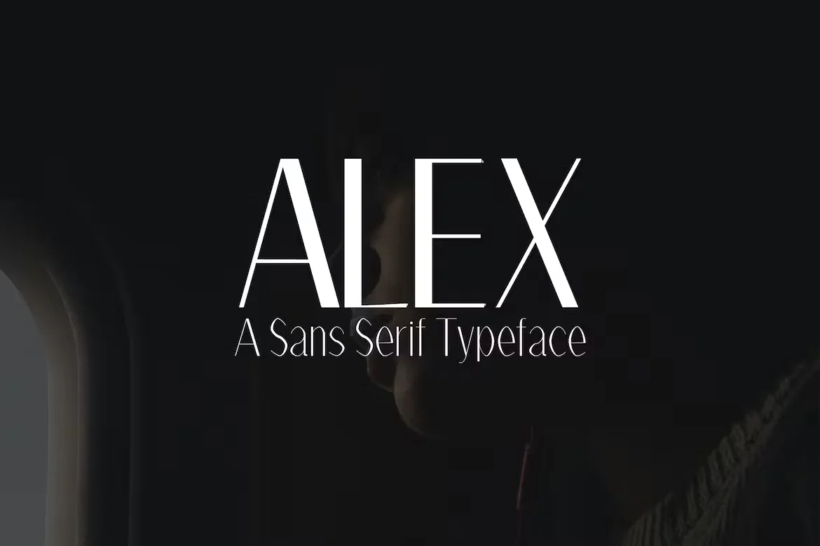 Alex Sans Serif Typeface