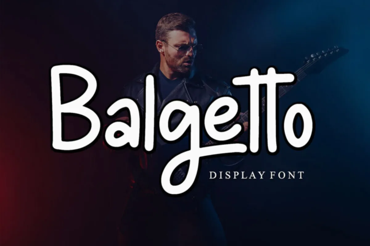 Balgetto Display Font