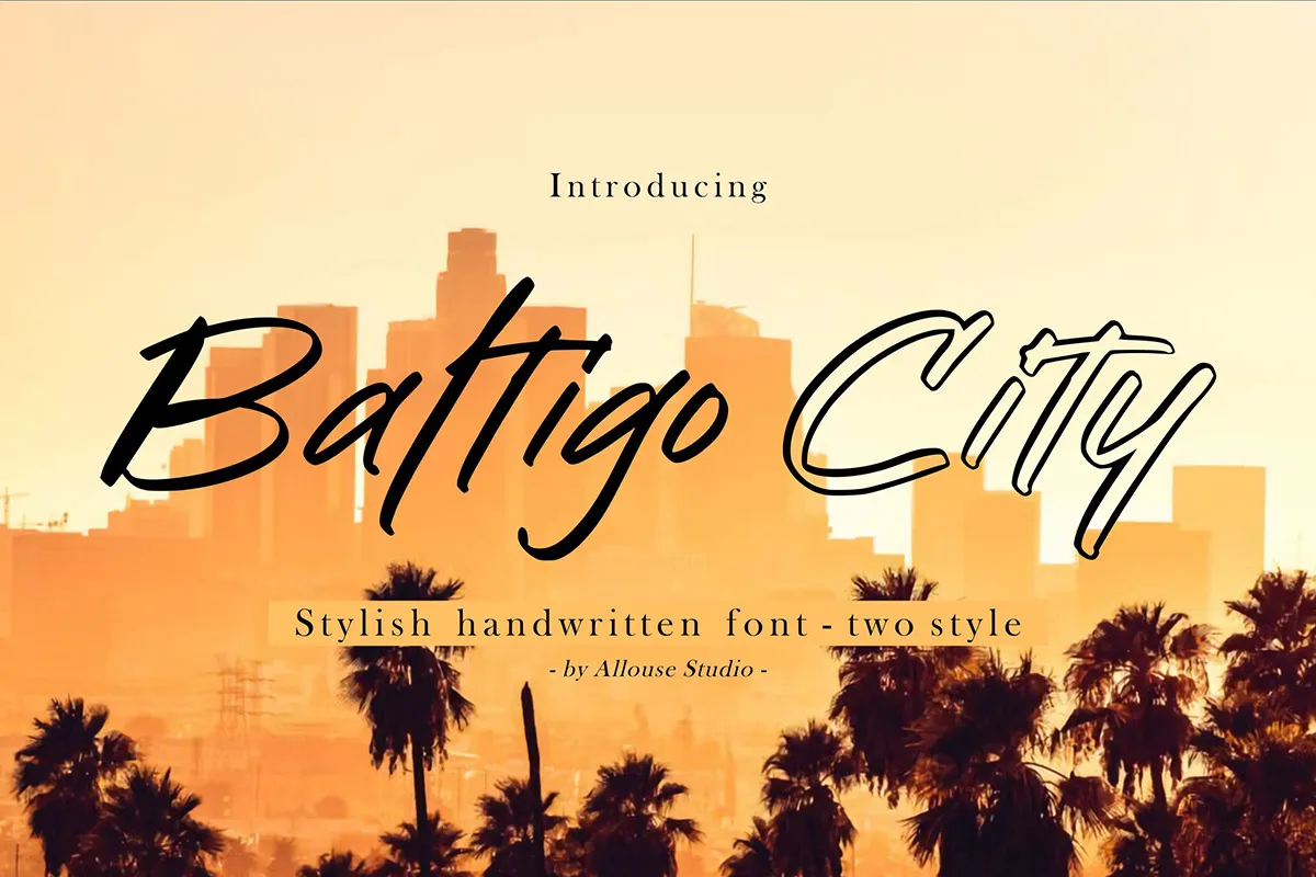 Baltigo City Handwritten Typeface – Free Download