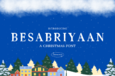 Product image of Besabriyaan Christmas Font