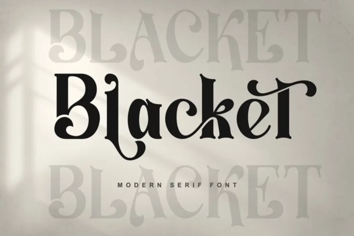 Blacket Serif Font