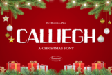 Product image of Calliegh Christmas Font